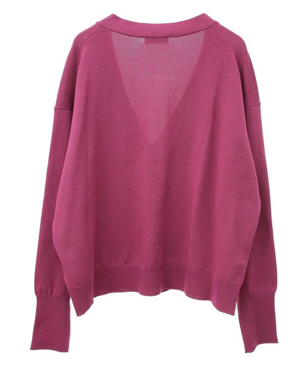 earth music&ecology メニーポケットカーディガン Dark Pink