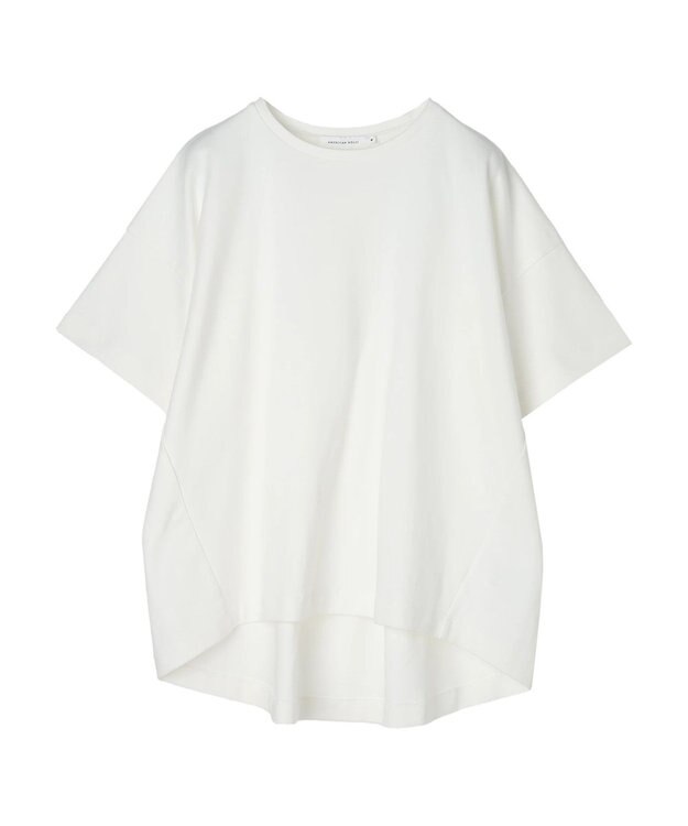 AMERICAN HOLIC 接触冷感バックタックポンチプルオーバー Off White