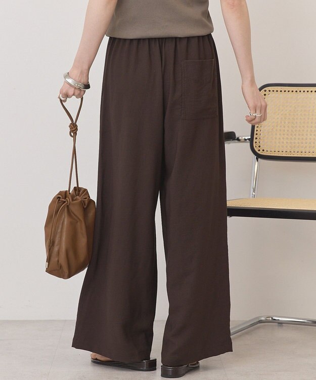 AMERICAN HOLIC 【マルチ機能】ベイカーリラックスパンツ Black