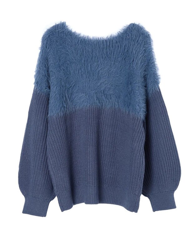 Green Parks ・Ｐｅｔｉｔ　Ｆｌｅｕｒ　シャギーキリカエニット Blue