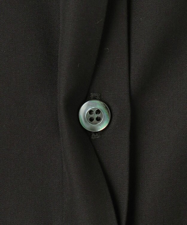 23区 【23区 lab.】ハイカウントコットン パフスリーブ シャツ ブラック系