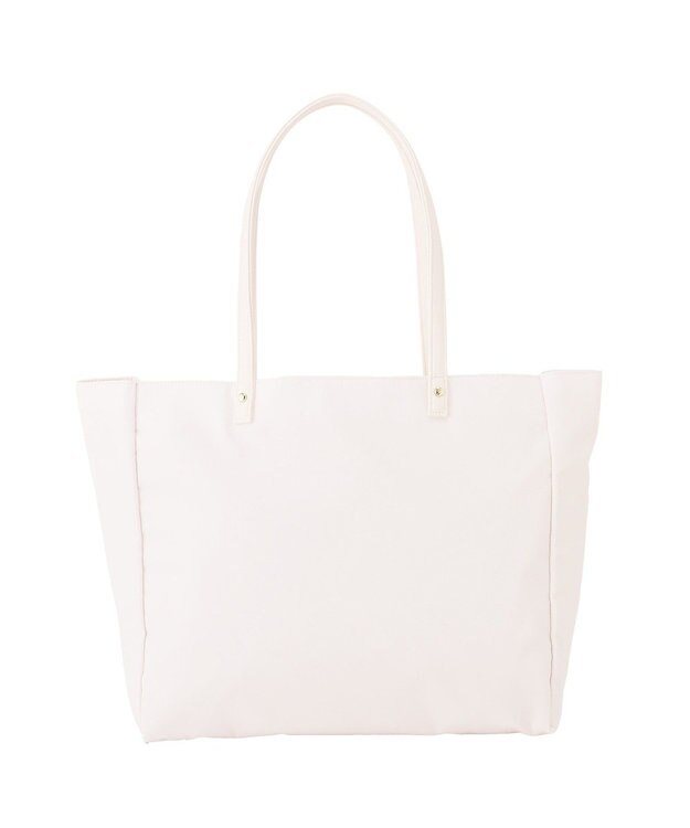 Maison de FLEUR リボンチャーム付き3ルームトートバッグ Pink