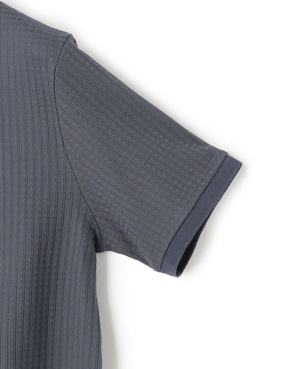 J.PRESS MEN ジャケットインの最適解【接触冷感 / 吸水速乾】【J.PRESS PREMIUM JERSEY】スキッパー ポロシャツ グレー系