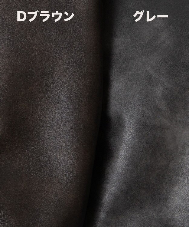 WEGO 【ユニセックス着用ITEM】レザータッチBIGショルダー ブラック