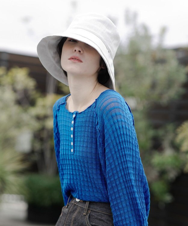 MOONBAT 【一級遮光/UVカット】UVラフィネハット（つばの広さノーマル）速乾/接触冷感/手洗いOK/サイズ調整可能/抗菌防臭加工 ホワイト