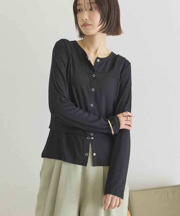 AMERICAN HOLIC 【2点セット】カーディガン+タンクトップ Black