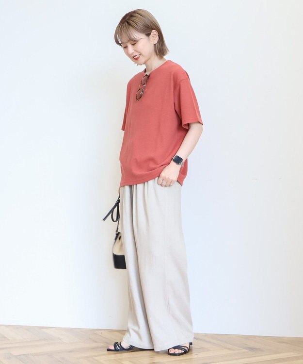 AMERICAN HOLIC ワッフル半袖プルオーバー Orange