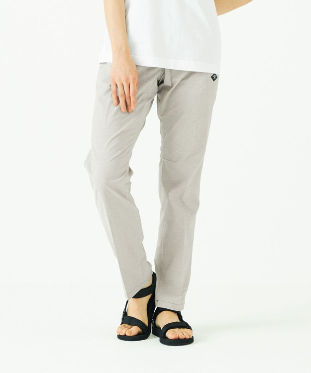 JOSEPH ABBOUD MOUNTAIN スラブシャンブレーストレッチ パンツ アイボリー系