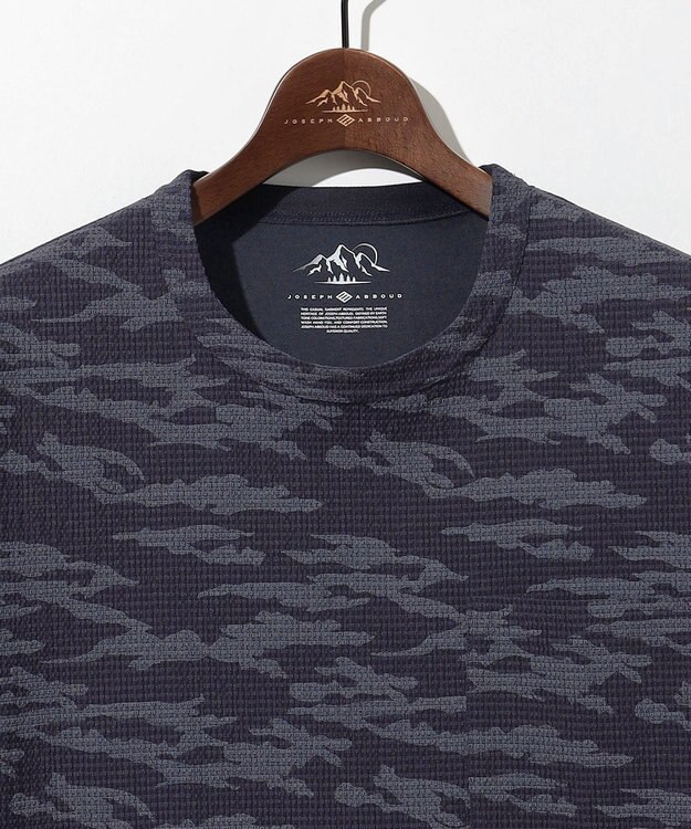 JOSEPH ABBOUD MOUNTAIN 【軽量/ストレッチ】メッシュサッカーカモ アウトドア Ｔシャツ ネイビー系6