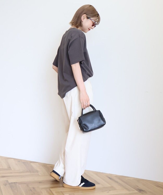 AMERICAN HOLIC ワッフル半袖プルオーバー Charcoal Gray