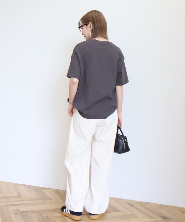 AMERICAN HOLIC ワッフル半袖プルオーバー Charcoal Gray