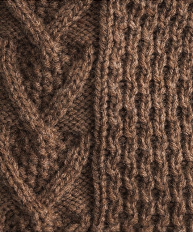 ORuKuBET フィンガーレスケーブルジャージグローブ(WOMEN) ダークブラウン