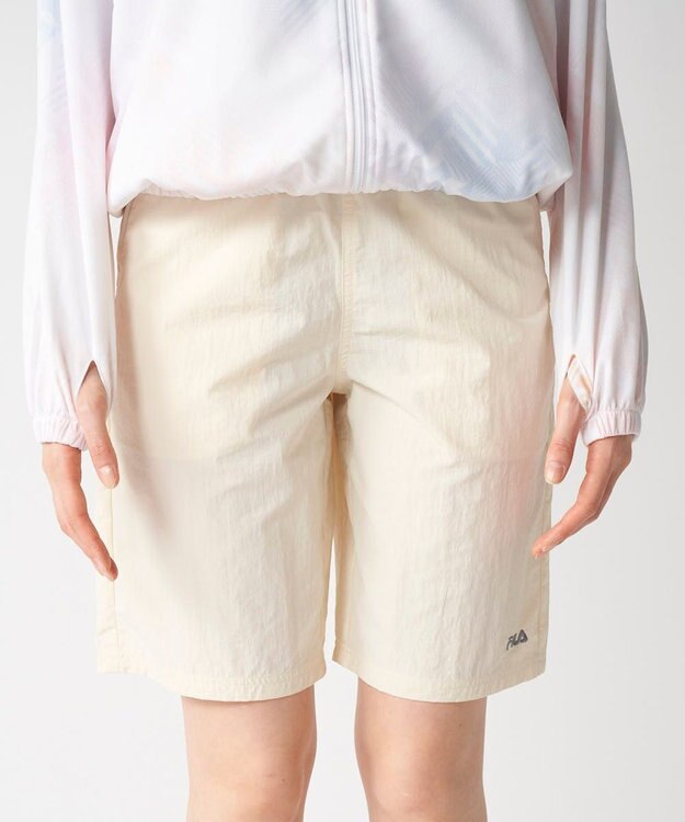 OP／FILA 【FILA/フィラ】ナイロンタスランパンツ オフホワイト