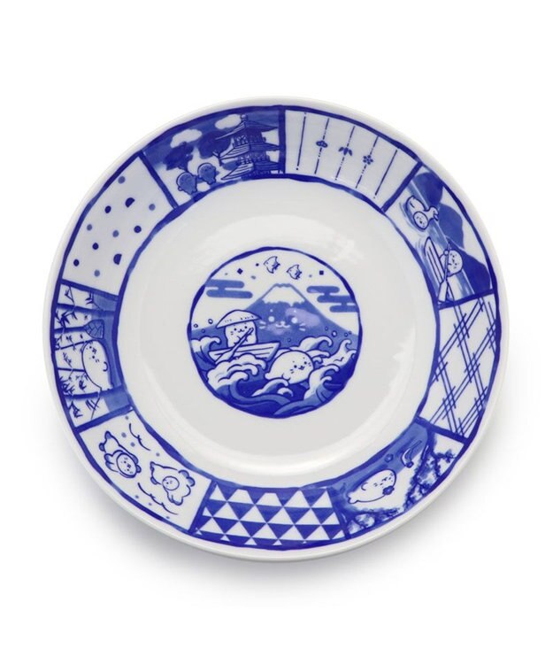 Mother garden しろたん 和食器 旅柄 和大皿 和大皿