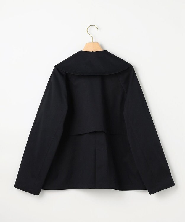 組曲 【WEB限定】ビッグカラーライト トレンチコート ネイビー系