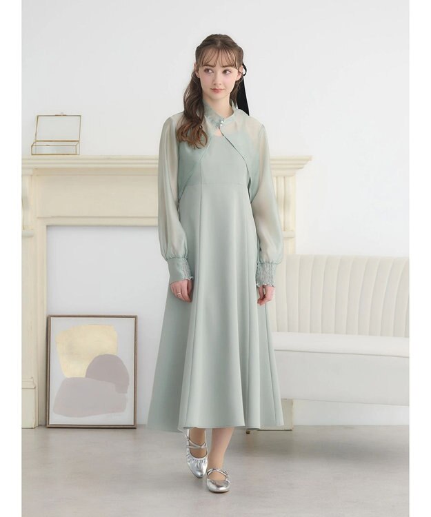 earth music&ecology ＳＥＴ２点ボレロ＋キャミワンピース Mint