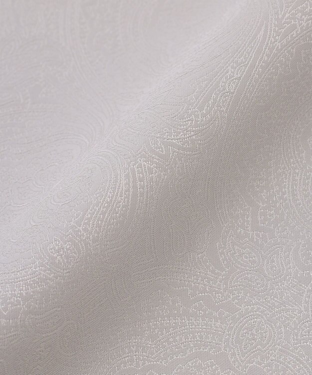 GOTAIRIKU 【WEAR BLACK】シルク100％ フォーマルチーフ_ペイズリー アイボリー系8