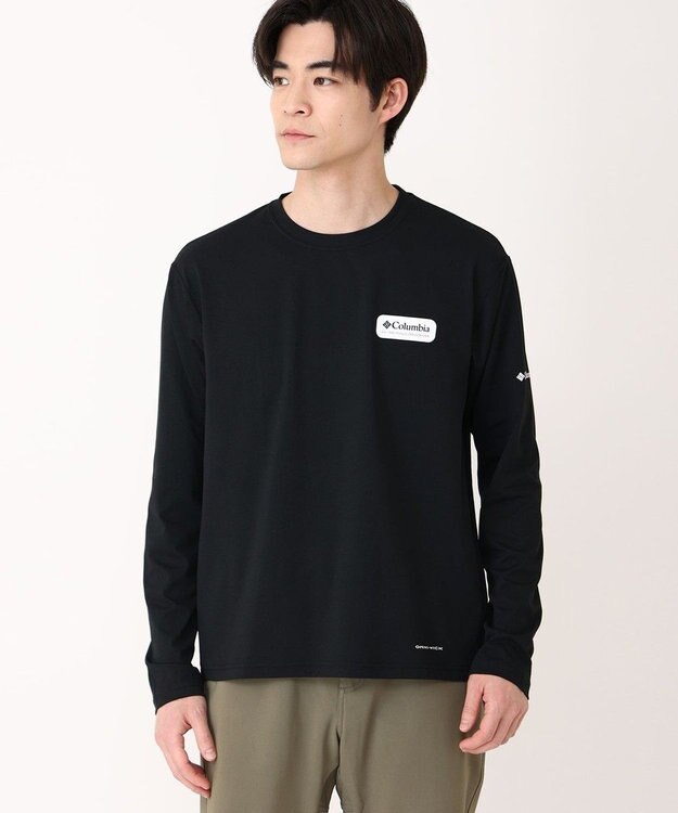 Columbia Columbia/ ライトキャニオングラフィックロングスリーブTシャツ /コロンビア Black