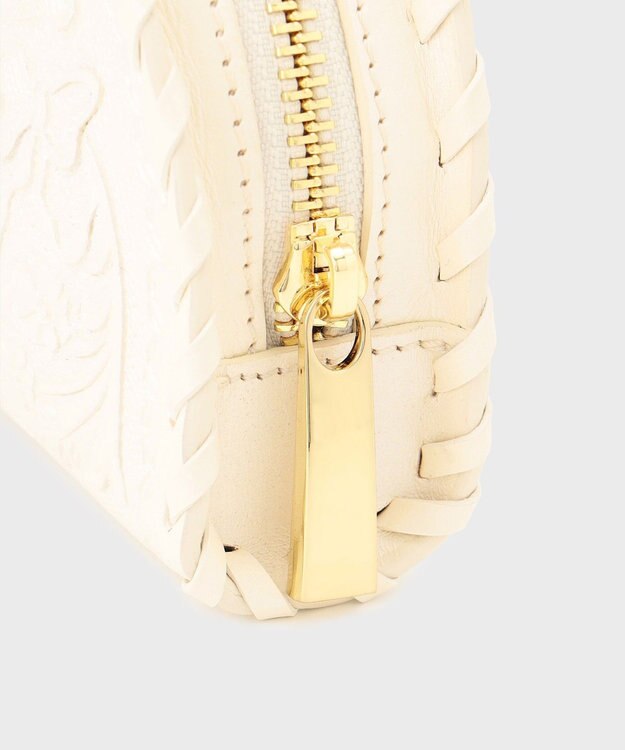 GRACE CONTINENTAL V_circle pouch パールホワイト