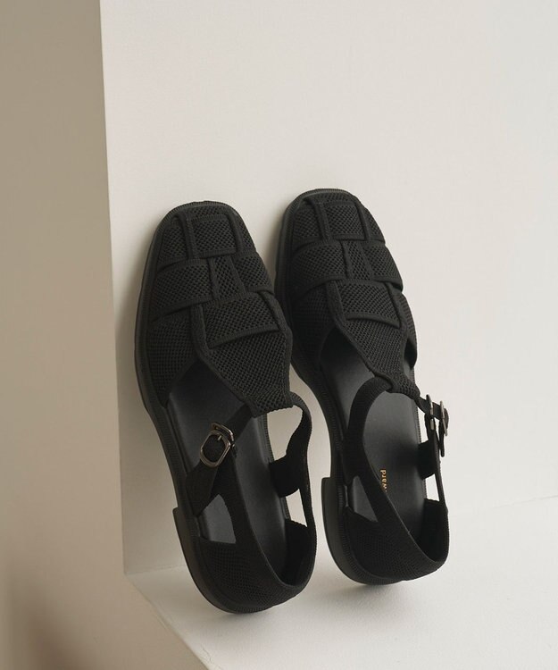 steppi グルカ シューズ ブラック