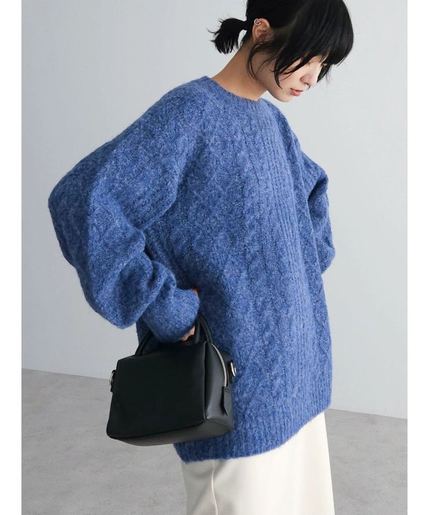 Green Parks フェアリーＭｉｘケーブルニットプルオーバー