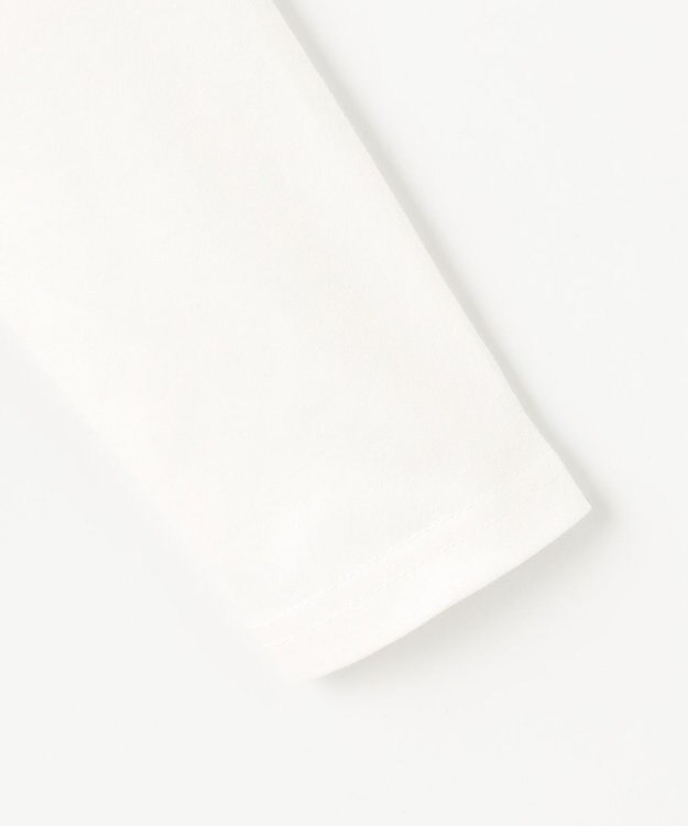 ANY KIDS キャミソール付き 長袖Tシャツ ラベンダー×オフホワイト