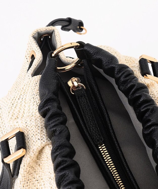 LA BAGAGERIE シャーリング2WAYサマーバッグ　mini アイボリー