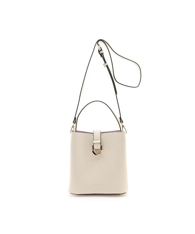 MioFIRANO ベルトフラップショルダーバッグ 2WAY　FIRANO フィラノ WHITE