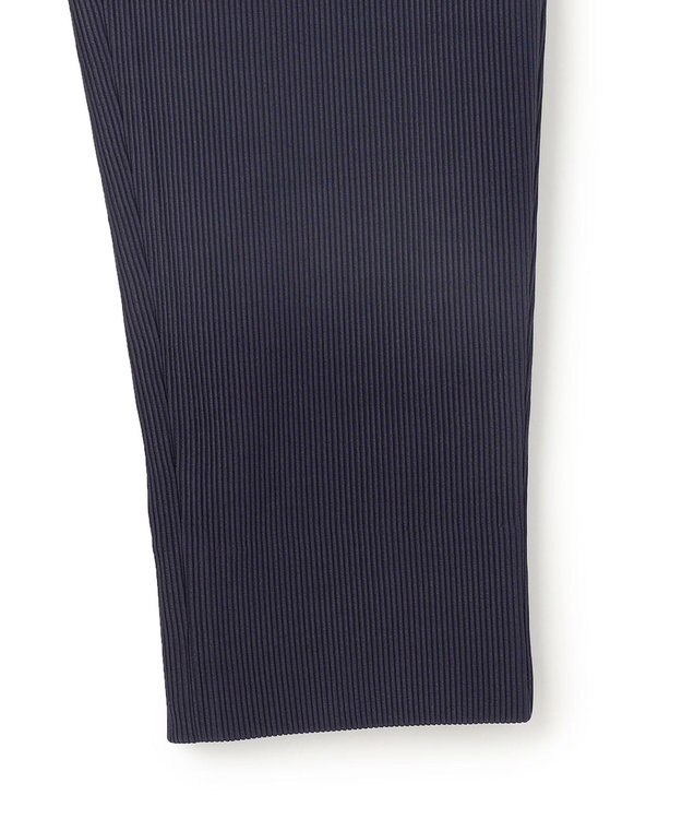 JOSEPH HOMME 【洗える/ストレッチ】ソフトプリーツストレッチ ドロスト付テーパードパンツ / PEGG CONVERTIBLE ネイビー系