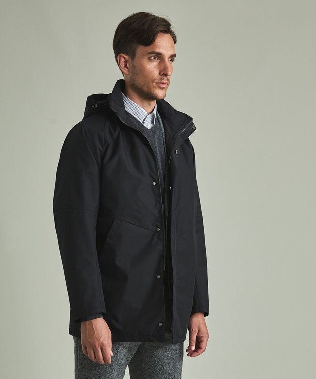 GOTAIRIKU 【仕事で着用可】ラスタードビー フーデッドブルゾン(23年モデル) ブラック系8