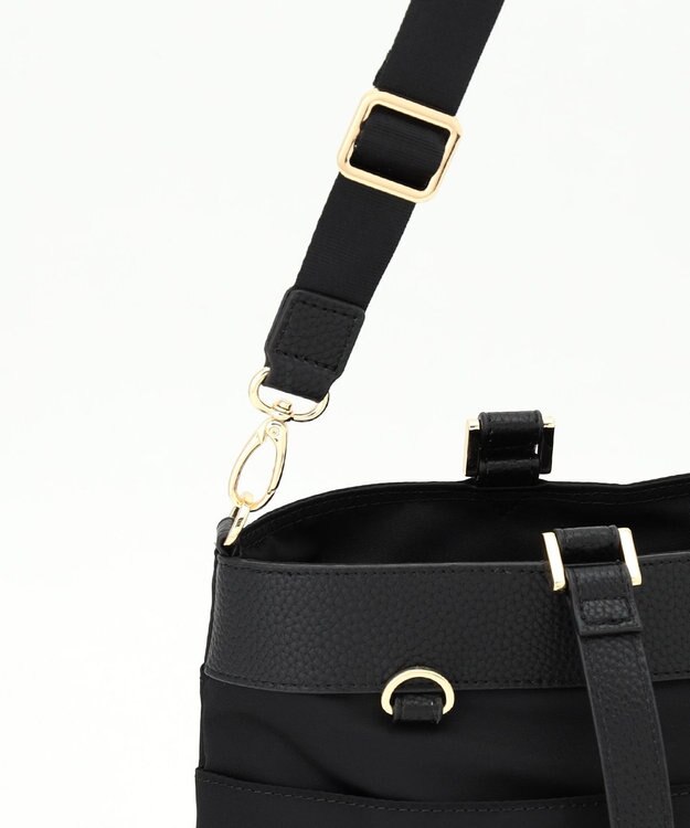 LA BAGAGERIE コンビ2WAYトートバッグ Mサイズ ブラック