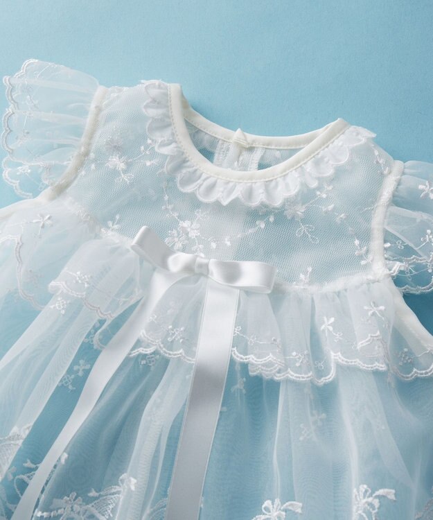 MIKI HOUSE HOT BISCUITS 【ミキハウス】【50-60cm】セレモニードレスセット【秋冬向け】【箱入】 白