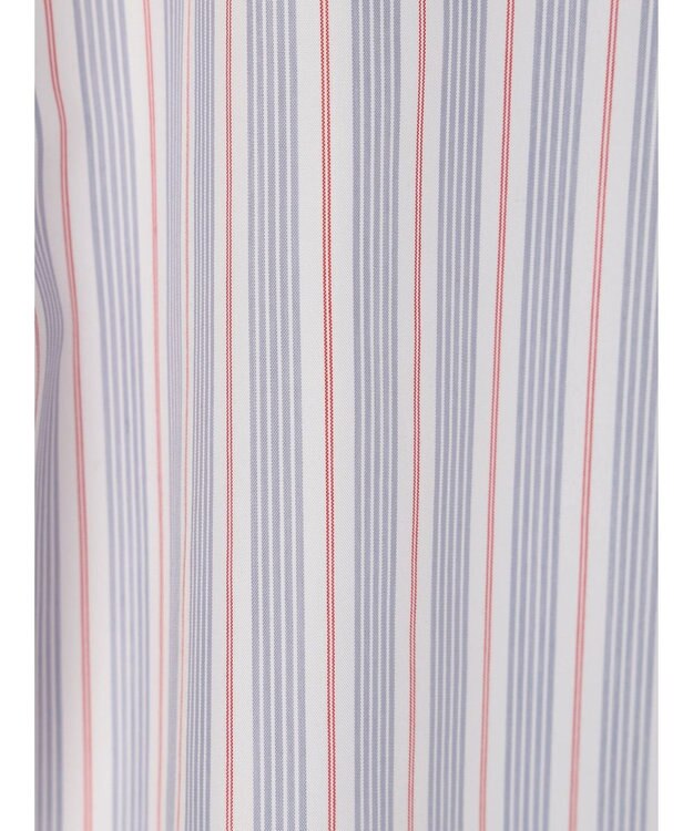 CRAFT STANDARD BOUTIQUE プランサーボタンシャツワンピース Stripe Sax