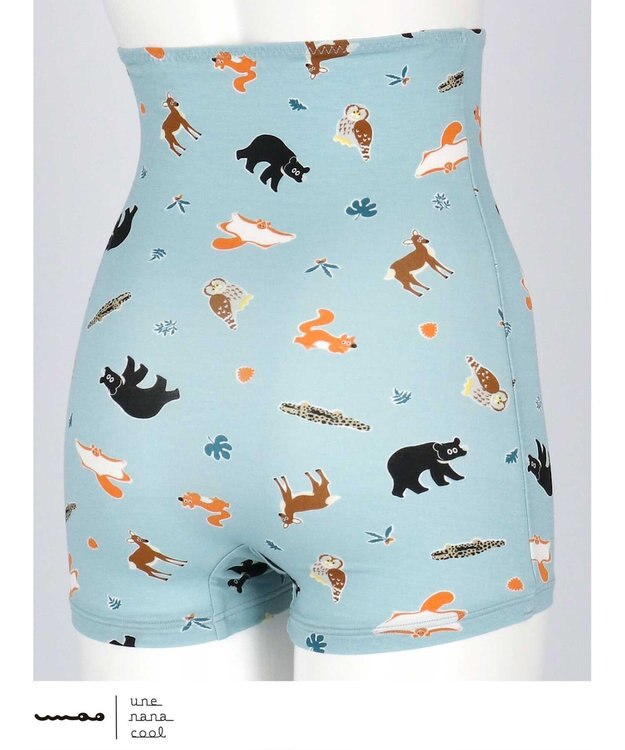 une nana cool MADE WITH 京都市動物園 ハラマキ付きショーツ GY
