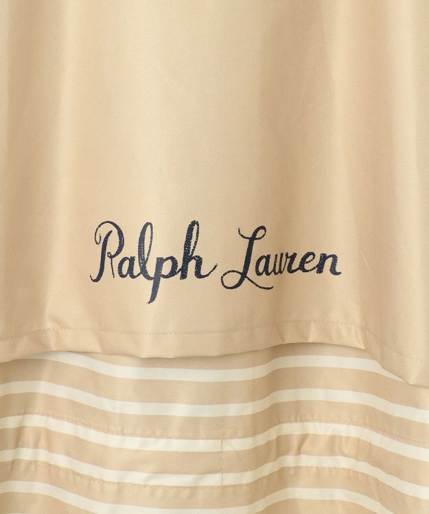 MOONBAT POLO RALPH LAUREN レインポンチョ 透湿撥水 マリンボーダー ベージュ