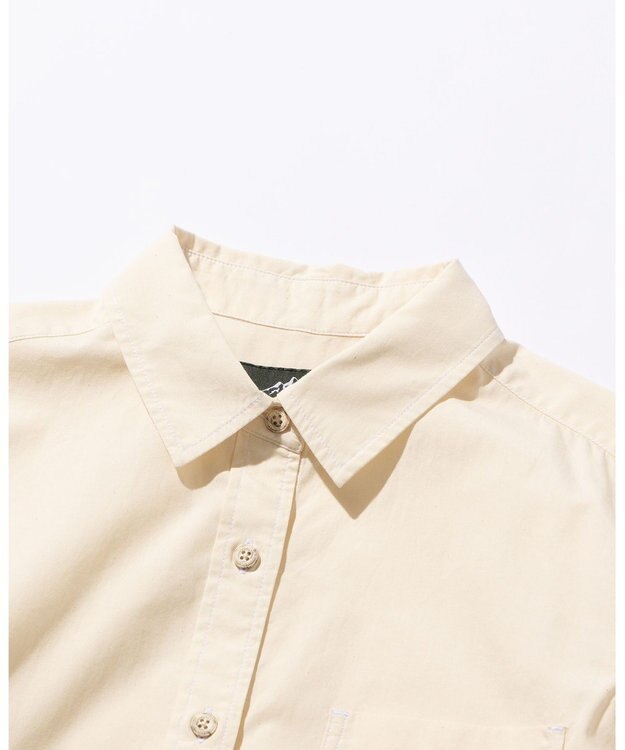 JOSEPH ABBOUD MOUNTAIN 【テーム ヤルヴィモチーフ・サスティナブル・オーガニック】オーガニックブロードシャツ アイボリー系