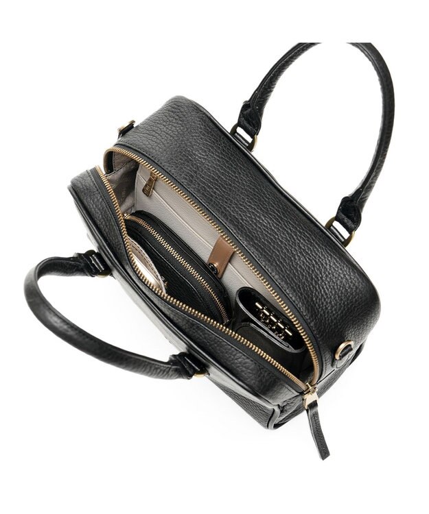 IBIZA エセンシア　牛革　2WAYバッグ（S） 黒