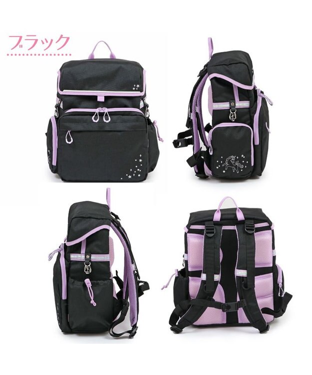 Mother garden マザーガーデン ユニコーン セカンドランドセル 《ブラック》 ブラック