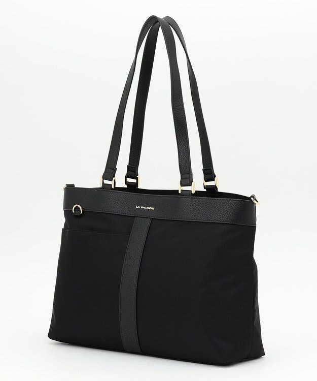 LA BAGAGERIE コンビ2WAYトートバッグ Mサイズ ブラック