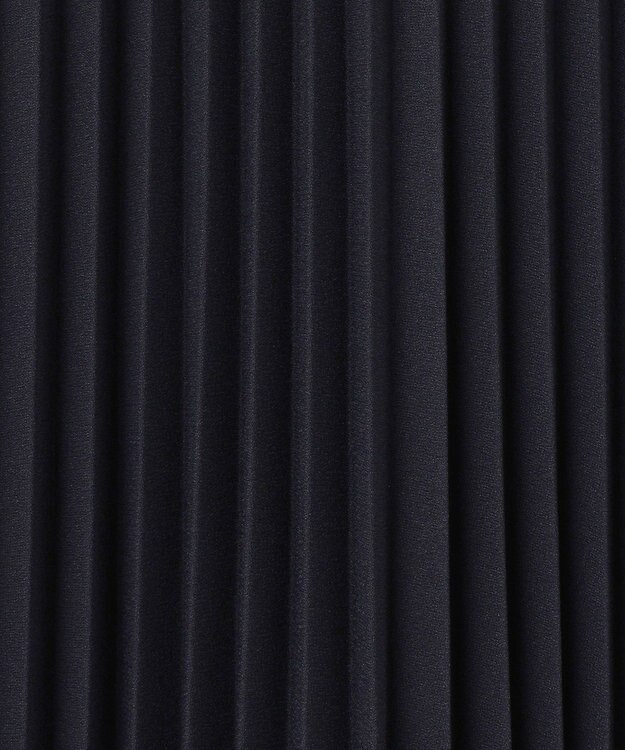 ANY SIS L 【洗える】ノーブルプリーツ ワンピース ネイビー