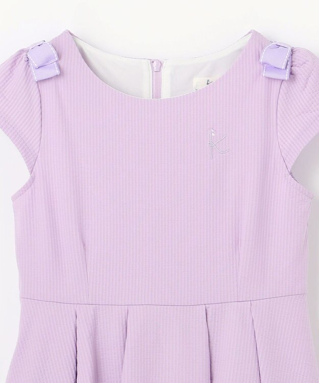 組曲 KIDS 【110-140㎝】ソロナタック ワンピース ラベンダー系