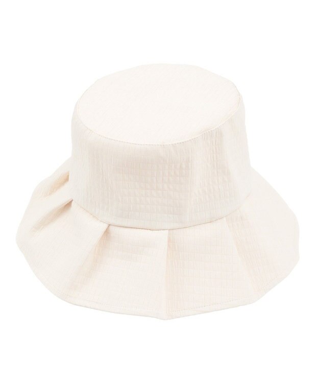 Green Parks ・エンボスギャザーハット Ivory