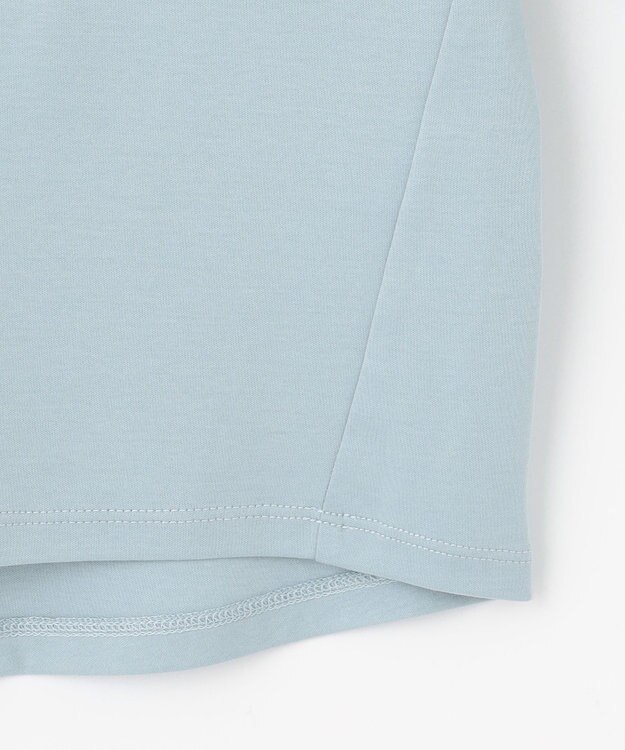 J.PRESS LADIES 【洗える】スムースジャージー 刺繍 カットソー ブルーグリーン系