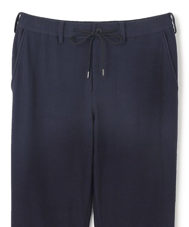 JOSEPH HOMME 【洗える/ストレッチ】ソフトプリーツストレッチ ドロスト付テーパードパンツ / PEGG CONVERTIBLE ネイビー系
