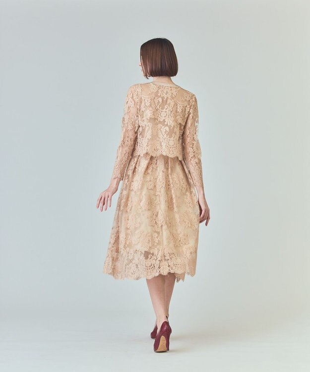 GRACE CONTINENTAL リバーレースジャケット ベージュ