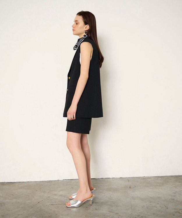 GRACE CONTINENTAL ブッチャーショートパンツ ブラック