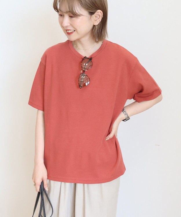 AMERICAN HOLIC ワッフル半袖プルオーバー Orange