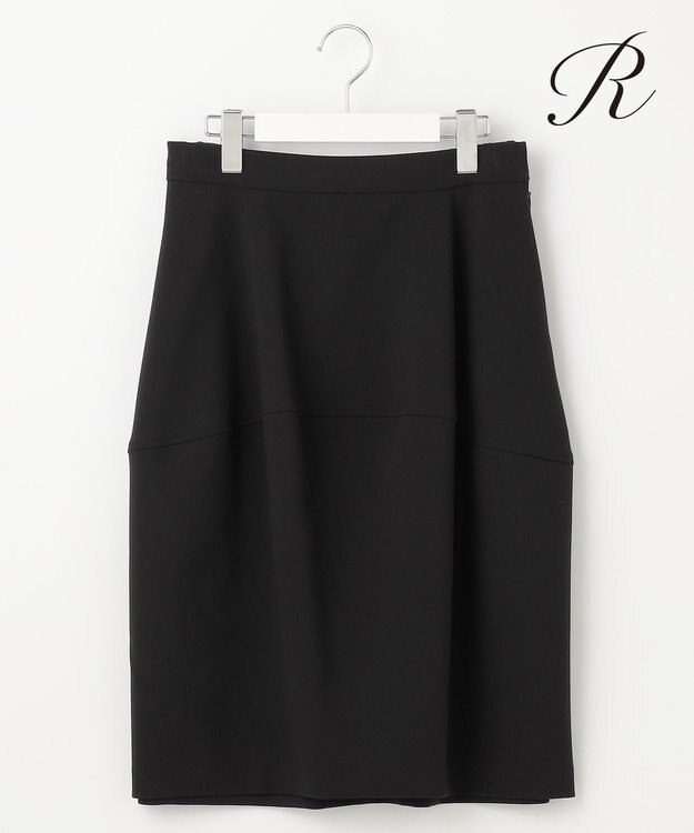 23区 【R(アール)】ダブルクロス バルーンシルエットスカート ブラック系