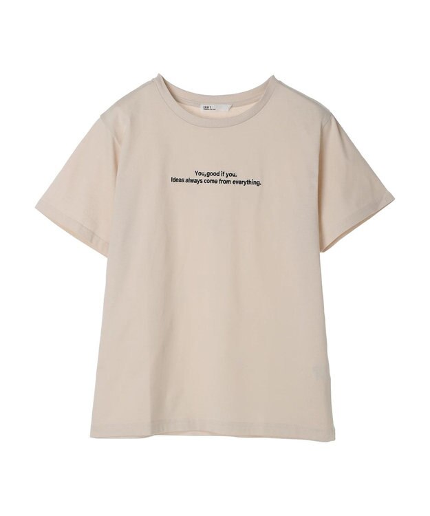 CRAFT STANDARD BOUTIQUE UVカット / You good if you TEE Ivory