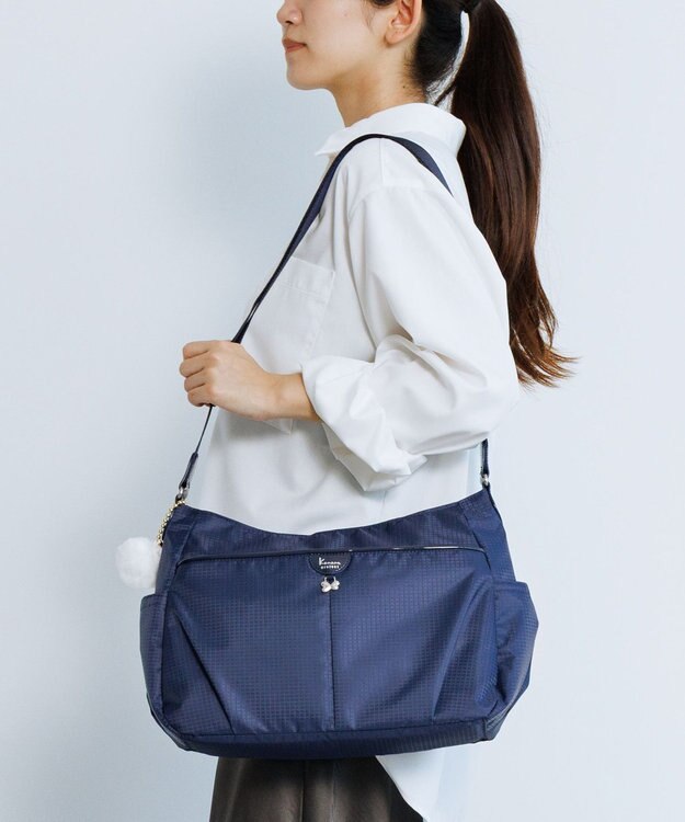 ACE BAGS & LUGGAGE Kanana project COLLECTION シェリ ショルダーバッグ 横L 17944 カナナプロジェクト コレクション ネイビー
